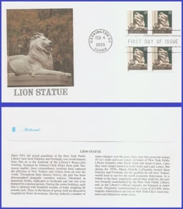 USA3 #3769 Pl #S1111 U/A FLEETWOOD FDC PNC2 NY Public Library LionND coil - Imagen 1 de 1