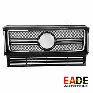 REJILLA RADIADOR NEGRO BRILLANTE MERCEDES W463 G500 G320 G300 G350 AÑO 90-12 - Imagen 1 de 5