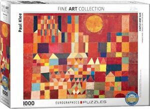 Eurographics 1000 Piece Puzzle Jigsaw - Paul Klee - Castle and Sun EG60000836
