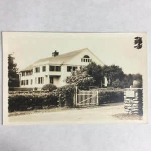 RPPC COLONY HALL NEW HAMPSHIRE PETERBOROUGH NH MACDOWELL REAL PHOTO POSTCARD  - Picture 1 of 2