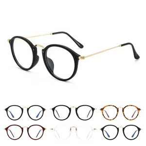 Retro Blue Light Blocking Glasses Computer Reading Gaming Anti-Eyestrain Glasses - Picture 1 of 17