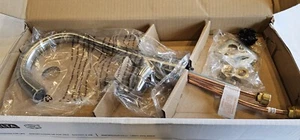 Delta Bar & Prep Faucet 1953LF-AR Transitional 1 - Handle Arctic Stainless NEW! - Picture 1 of 8