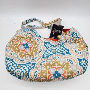 The Swankey Beverage Tote Women’s Wine Tote w/Dispenser Bag Cooler Pack NWT 14" - Picture 1 of 14