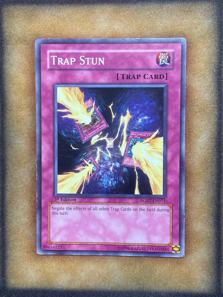 Yugioh Trap Stun RGBT-EN071 Common 1st Ed MP - Image 1 of 1