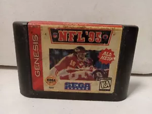 NFL 95 Sega Genesis Football Cartridge Only - Picture 1 of 4