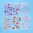 6 Sheets Adhesive Sticker Stickers for Face Scrapbook Gems on Child