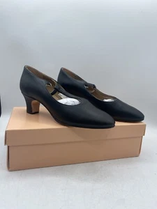 Bloch S0383L Chord T Bar Strap Chord 2" Black Character Shoes Women’s Size 6.5 - Picture 1 of 10