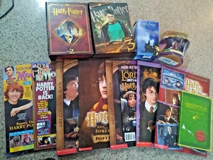 Harry Potter Lot DVD Magazines Ornament Wall Light Coloring post card Scholastic - Picture 1 of 7