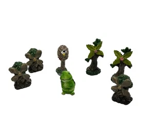 Fairy Garden Mini Statues Figurines Mini Gnome Lot Of 7 Pieces - Picture 1 of 4