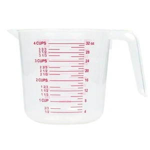 4 tazas taza molienda taza milileater litro PBA vertido fácil sin plástico - Imagen 1 de 5