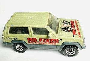 Vintage 1986 Matchbox Jeep Cherokee Mr. Fixer Home Appliance Repair Truck XJ - Picture 1 of 5