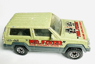 Vintage 1986 Matchbox Jeep Cherokee Mr. Fixer Home Appliance Repair Truck XJ - Image 1 of 4