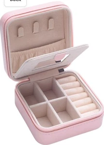 Sylanfia Schmuckbox Organizer klein für Reisen, exquisite Schmuckaufbewahrung. - Bild 1 von 7