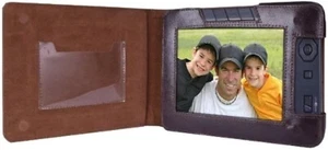 5.6" PORTABLE DIGITAL LEATHER PHOTO ALBUM -HIGH DEFINITION 512MD- RECHARGEABLE - Picture 1 of 12