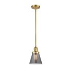 Innovations 63 Small Cone 1-Lt Stem Mini Pendant, S Gold/Plated Sm - 201S-Sg-G63