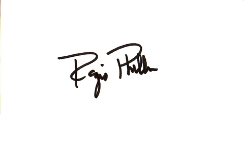 REGIS PHILBIN (+2020) - TV Host - Live with Regis and ...  - Autograph Cover