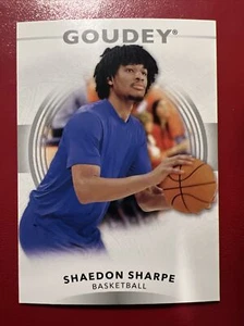 2022 Upper Deck Goodwin Champions Shaedon Sharpe Goudey #G39 - Picture 1 of 2