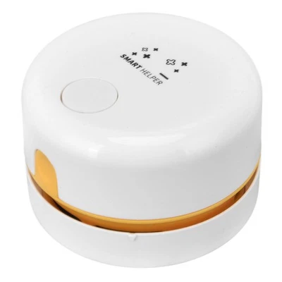 600mAH White Desktop Vacuum Cleaner Mini USB Automatic Table Dust Sweeper - Image 1 of 4