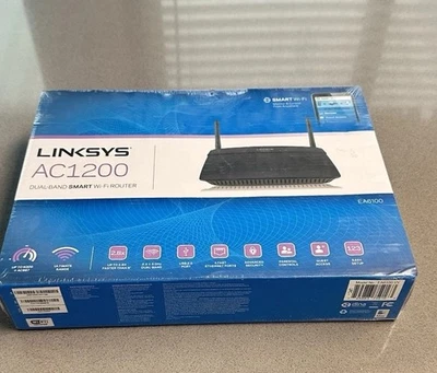 Linksys AC1200 EA6100 Dual-Band Smart Wi-Fi Router – Brand New Sealed Box - Image 1 of 4