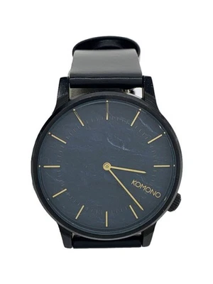 KOMONO KOM-W3014 Reloj Analógico Cuarzo Azul Marino Negro Chatarra BÉLGICA Foto 1 de 4