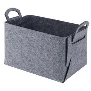 Filz Aufbewahrungskorb,40x30x24cm große geschenkkorb leer, faltbarer filzkorb... - Bild 1 von 7