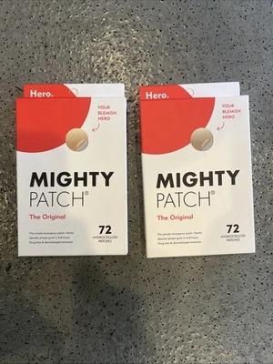 2x 72ct Mighty Patch Original Acne Treatment (144) total free shipping - Image 1 of 3