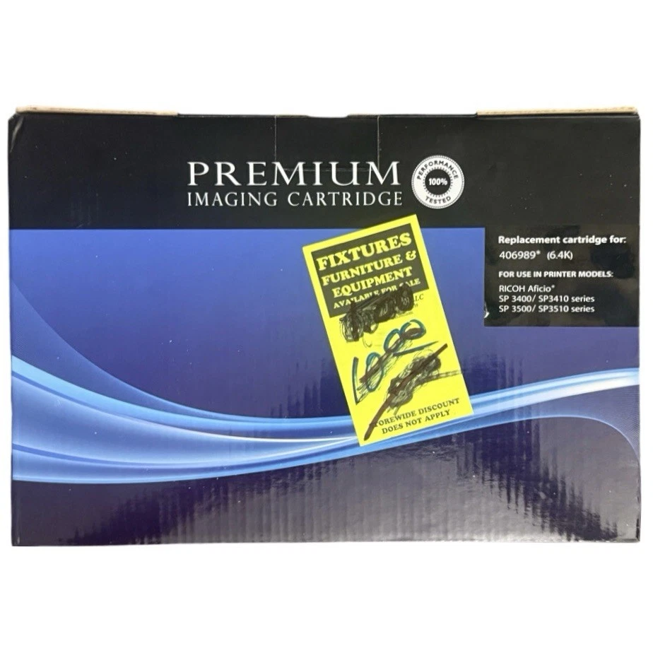 Ricoh 406989 Toner 6 400 Page-Yield Black