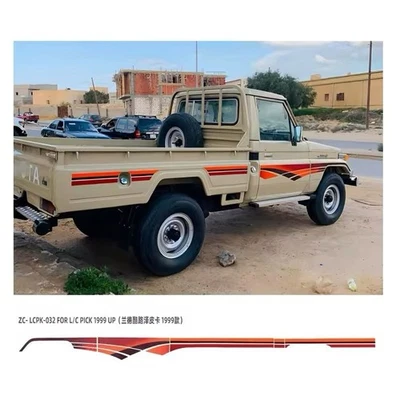丰田陆地巡洋舰皮卡 1999 年 UP 型号完整两侧车身贴纸 — 第 1/4 张图片