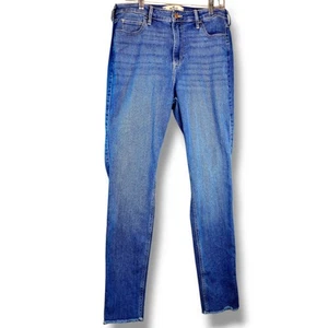 Jeans Hollister curvy vita alta super skinny morbidi elasticizzati taglia 13R orlo grezzo regolare - Foto 1 di 15