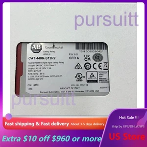 Allen-Bradley 440R-S12R2 Guardmaster Einzeleingang Sicherheitsrelais USA kostenlose Steuer - Bild 1 von 2
