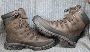 Wolverine Boots Mens Size 12M Brown Waterproof Leather Vibram Insulated Hiking - Picture 1 of 12