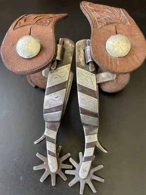 ESPUELAS DE CROCKETT VINTAGE MARCADAS EN EL INTERIOR Foto 1 de 4