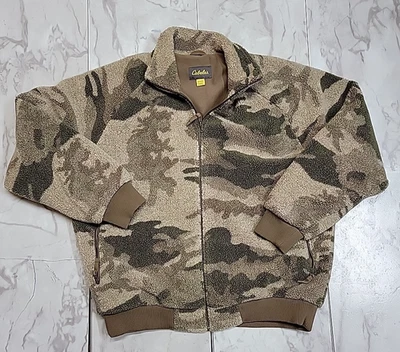 Cabela's Berber Fleece 4most WindShear Hooded Full-Zip Outfitter Camo Men's 2XL - Image 1 of 4