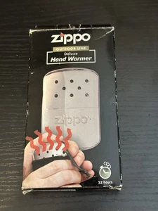 Zippo Hand Warmer Chrome Large 12 Hours Heat, Easy to Refill, Great Gift Present - Picture 1 of 8