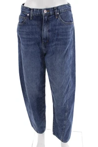 Derek Lam 10 Crosby Unisex Cropped Wide-Leg Blue Jeans Size 28 - Picture 1 of 7