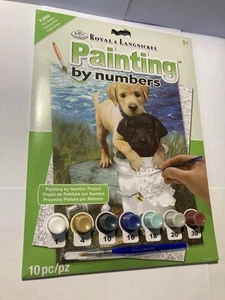 Paint By Numbers Kit DIY Acrylic Painting Royal & Langnickel Fishin' Buddies Y8+ - Picture 1 of 3