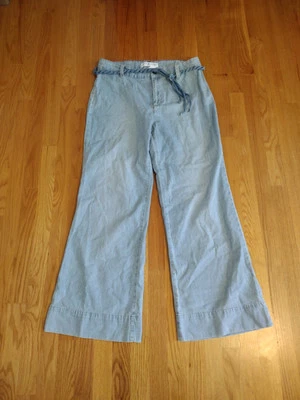 Новый с Ярлыками винтажный Tommy Hilfiger широкие джинсы женский размер 12 мешковатые Flare Y2K новый - Изображение 1 из 4