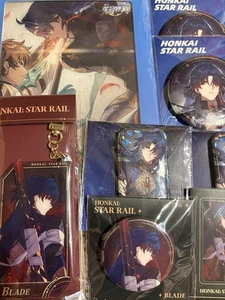 Honkai Star Rail Blade Acrylic Stand Badge Film Card Keychain Set 8pcs Genuine - Picture 1 of 6