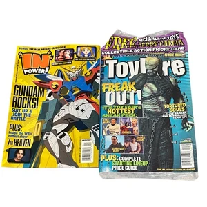 Toyfare Magazine #44 April 2001 Tortured Souls And IN Power Gundam Lot Of 2 - Imagen 1 de 4