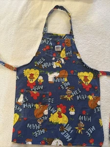 Vintage Denim Official HEE HAW Apron by Liberty Brand Rare Mint Condition - Picture 1 of 13