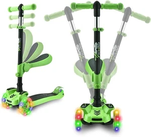 Hurtle Kinderscooter mit Klapp- & Abnehmbarem Sitz – Roller für Kinder mit Große - Bild 1 von 5