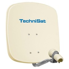 Technisat Parabole DigiDish 45 avec fix. AZ/El Twin LNB univ. beige