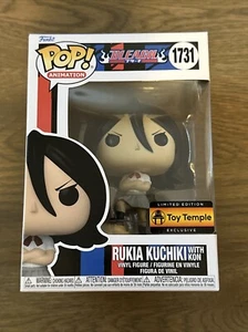 Funko POP! Bleichmittel Rukia Kuchiki mit Kon Spielzeug Tempel Exc #1731 mit Schutz - Bild 1 von 6