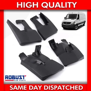 4X FOR VW CRAFTER SPLASH GUARDS MUD FLAPS FRONT REAR & LEFT RIGHT SET 2006-2017 - Picture 1 of 13