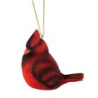 Christmas Decoration Red Bird Craft For Xmas Festival Party Decor (With Lanyard)