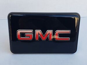 GMC Black Red Logo Tow Hitch Cover Car-Truck-SUV 2" Receiver
