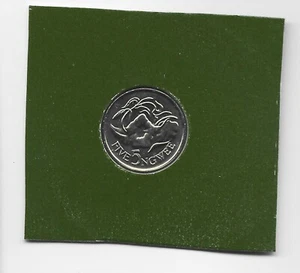 Zambia 5 Ngwee 1972 K11 Morning Glory Royal Mint United Kingdom From Set - Picture 1 of 2