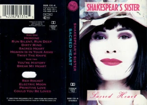 Shakespear's Sister – Sacred Heart - FFRR - (Cassette Album) - 1989 - Picture 1 of 1