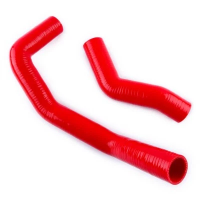 For 1986-1991 Mazda RX7/RX-7 FC 13B S4 S5 Silicone Radiator Coolant Hose Red - Image 1 of 4