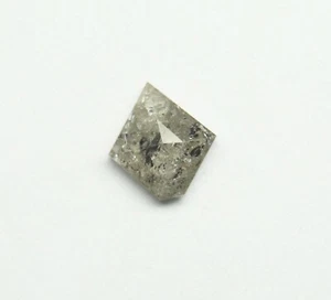 0.70ct Natural Gray Salt & Pepper Fancy Shape Diamond Loose Rose diamond 531 - Bild 1 von 10